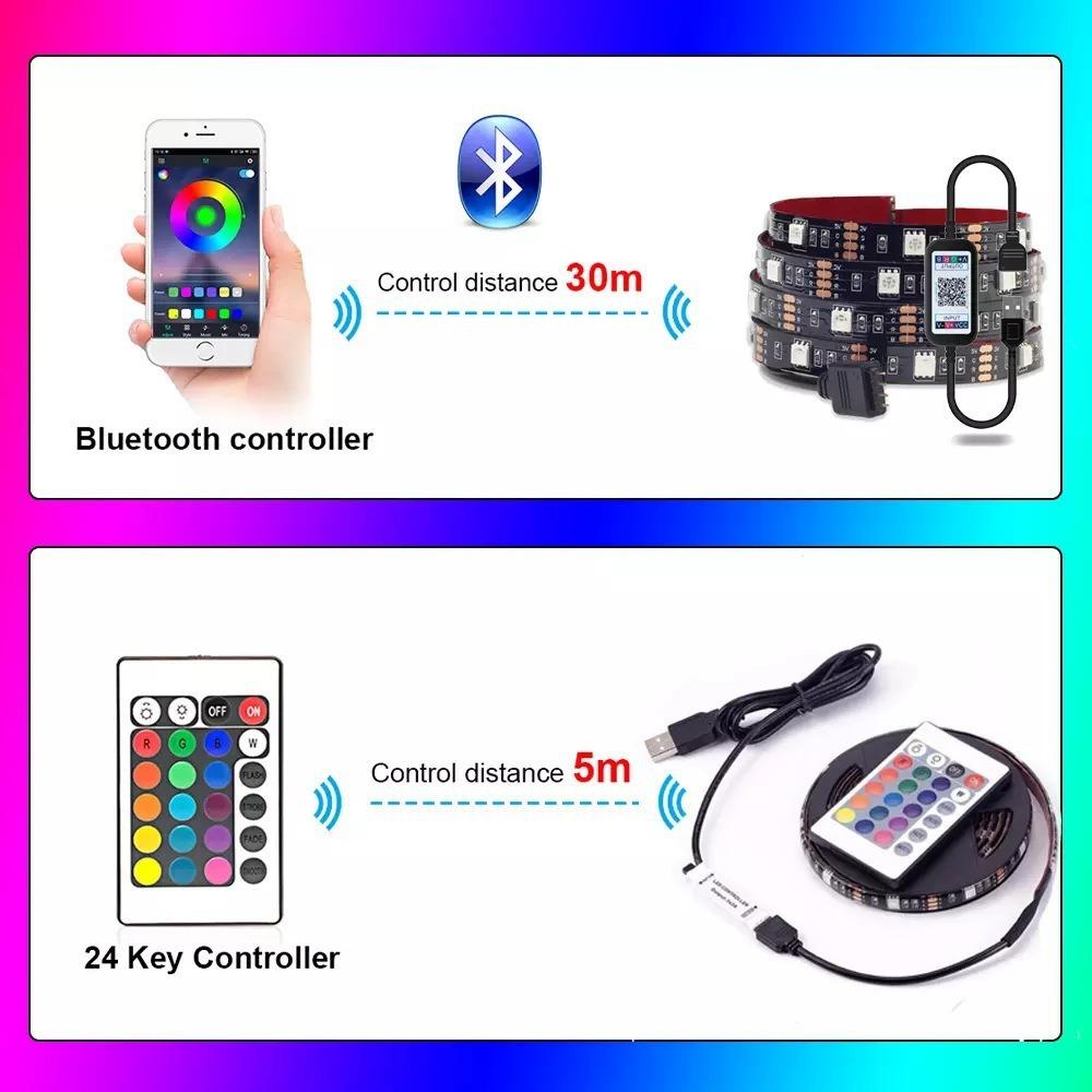 1-30M 5050 Smart Led Strip Usb 15 20 Meters Wifi Alexa Rgb Led Ice Tape String 5V Led Light Plug for Wall Room Led Ribbon Lamp Chain