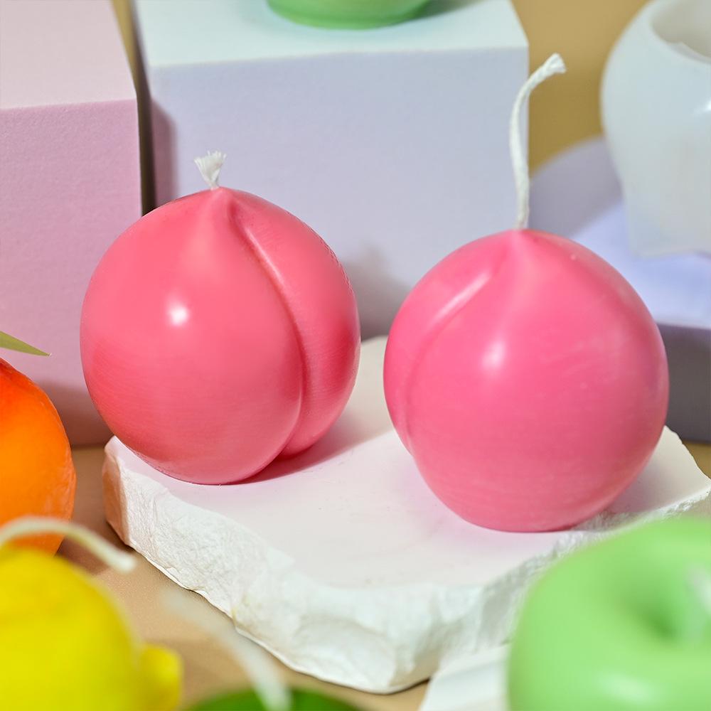 3D Oranges Silicone Mold DIY Fruit Series Ugly Orange Apple Pumpkin Scented Candle Mould Handmade Gypsum Ornament