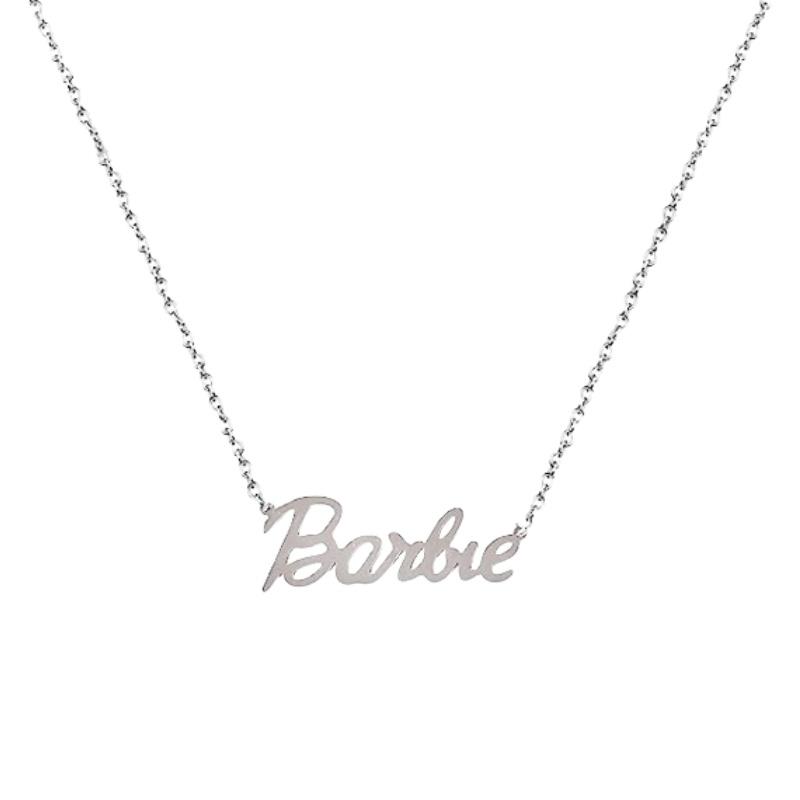 

Ожерелье Буква Минималистичная Цепочка на Ключицу Серебро Розовое Золото Подарок на День Святого Валентина Steel Color