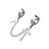 Earrings Punk Titanium Steel Cross Men Ear Cuff Dangle Earrings Korean Stud Earrings Women Ear Clip