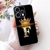 For Oppo Reno15 15F Phone Case Crown Letter Pattern Soft Silicone Proective Case for OPPO Reno 15 Reno15 F CPH2801 Bumber Shells