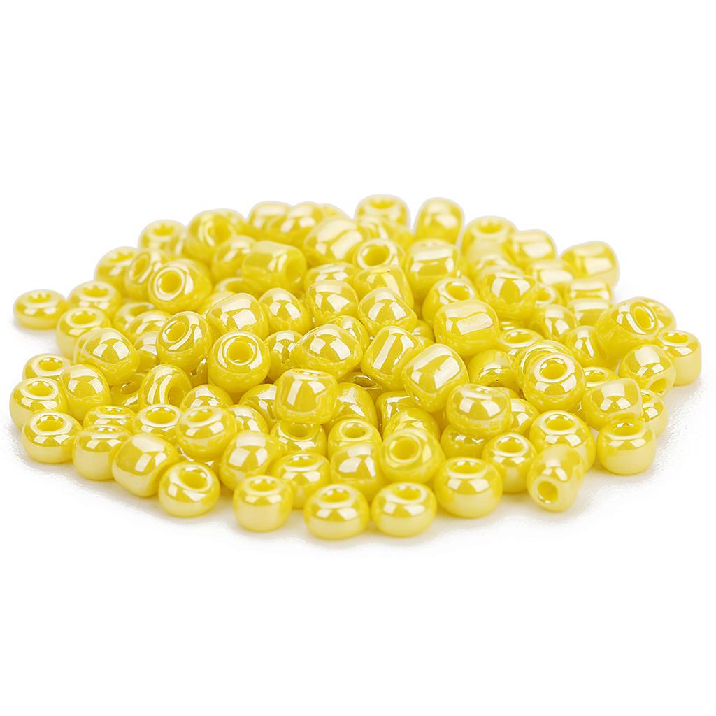 40g 4mm Glass Seed Beads Colorful Charm Czech Spacer Rice Beads For Handmade Bracelet Earring Making DIY Jewelry Accessorise