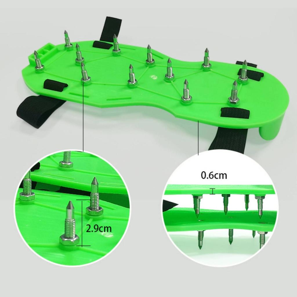 Shoes with Metal Spikes Adjustable Cleat Footwear for Contractors,