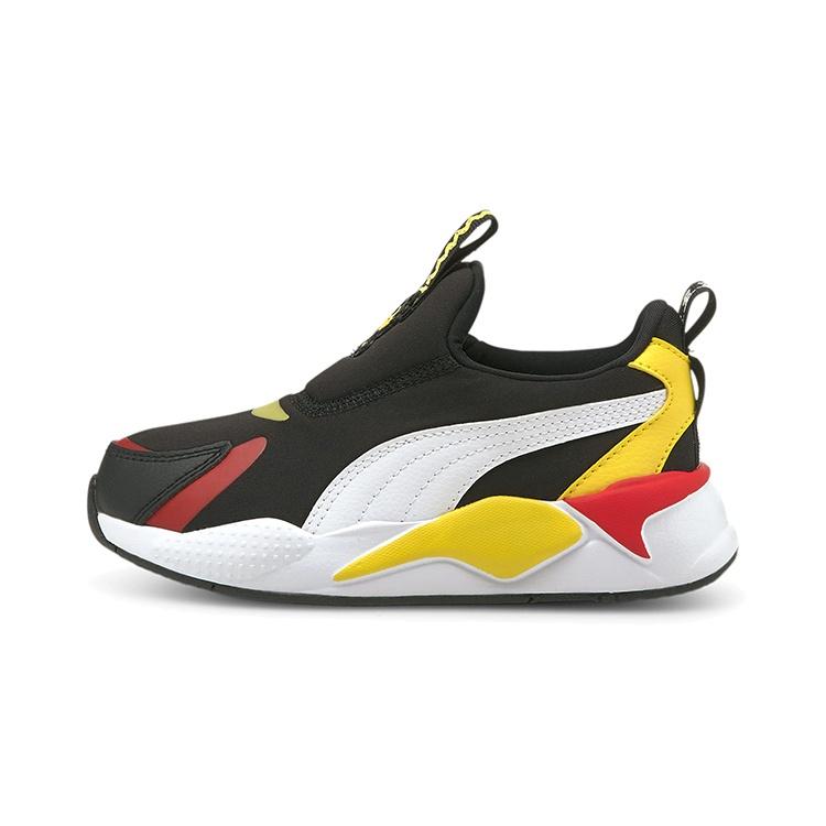 (PS) PUMA RS-X x Peanuts Black Yellow Red Kids 381874-01 EU 35