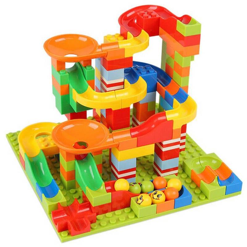 165 Teile Klassische Murmelbahn Labyrinth Ball Rennstrecke Bausteine Set Für Endlosen Spaß