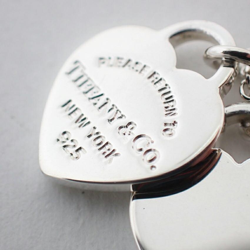 [Pre-owned] TIFFANY 925 Return To Tiffany Double Heart Tag Pendant/j62-10