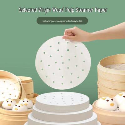 Non-Stick Food-Grade Disposable Steamer Paper for Baozi