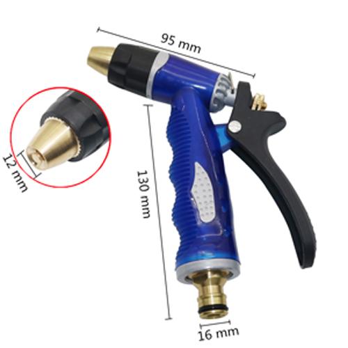 Adjustable Copper Hose Spray Nozzle Gun Watering Nozzle Suitable for Car Wash,Cleaning,Watering Lawn and Garden,Garden Water Gun