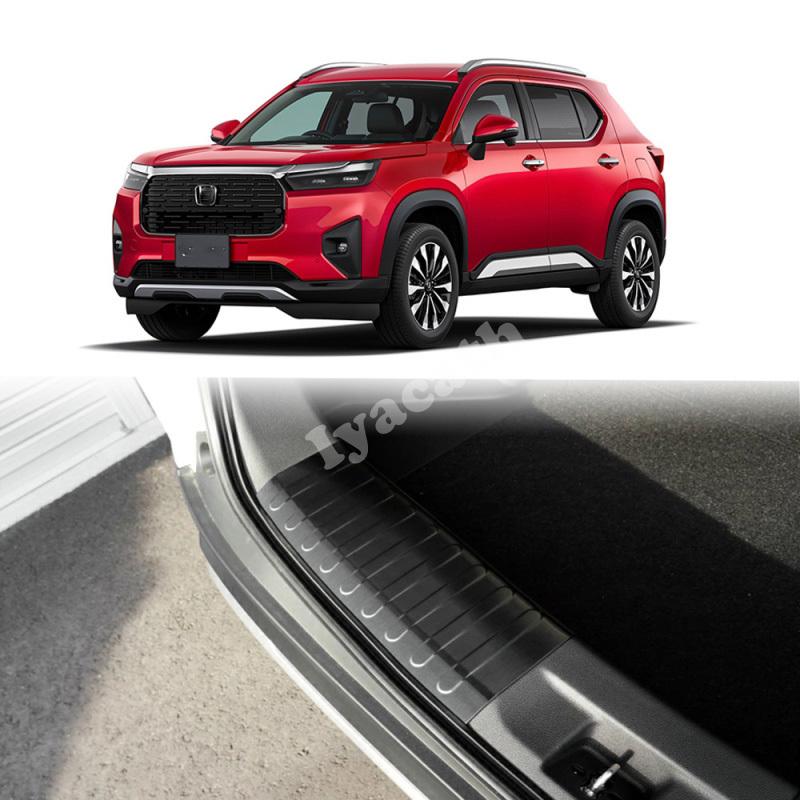 For HONDA WR-V WRV DG5 Series 2024 2025 Rear Bumper Foot Plate Trunk Door Sill Guard Protector Cover Car Rear Trunk Sill Cover