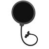 15cm Double Layer Mesh Pop Filter for Studio and Live Mic Boom Arm Stand