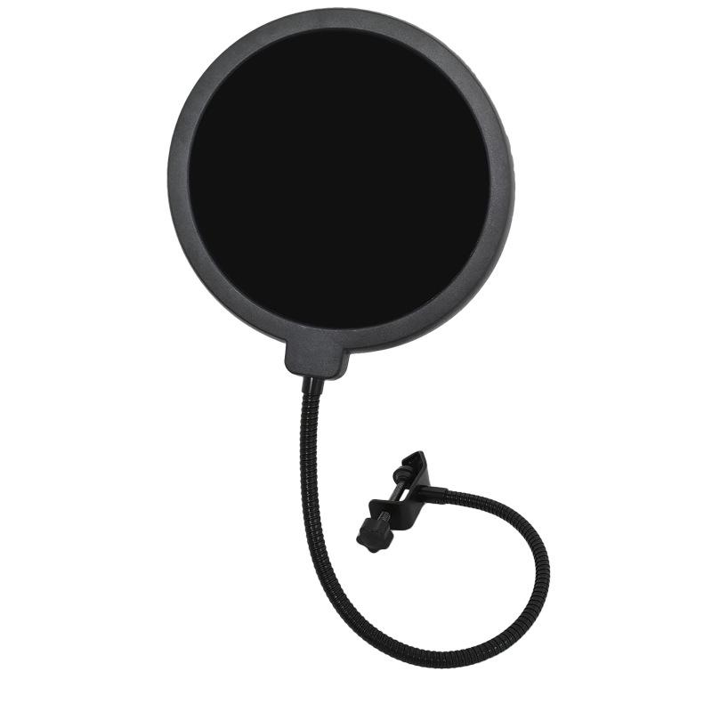 15cm Double Layer Mesh Pop Filter for Studio and Live Mic Boom Arm Stand