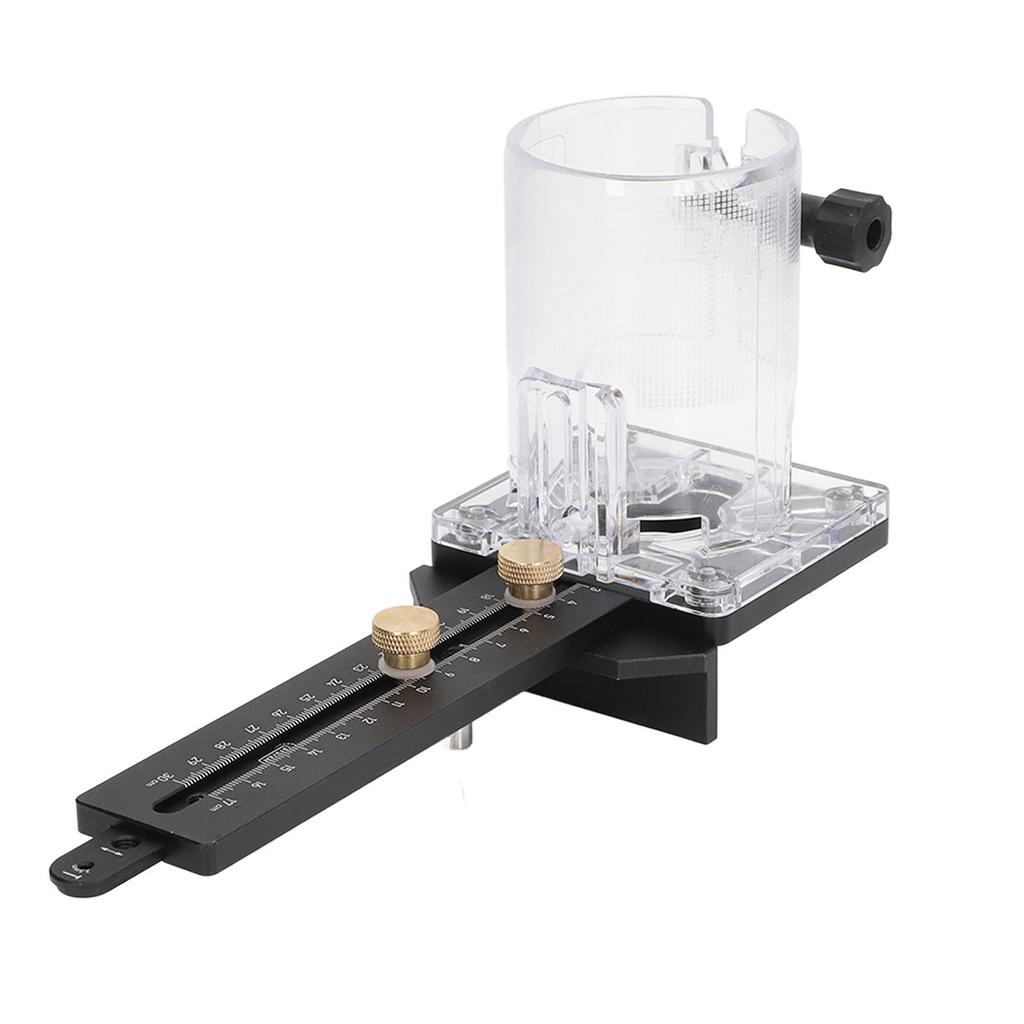 Wood Trimmer Router Base CNC 8mm Pin 2.5mm Nail Holes Milling Circle Slotting Base for 65mm Dia