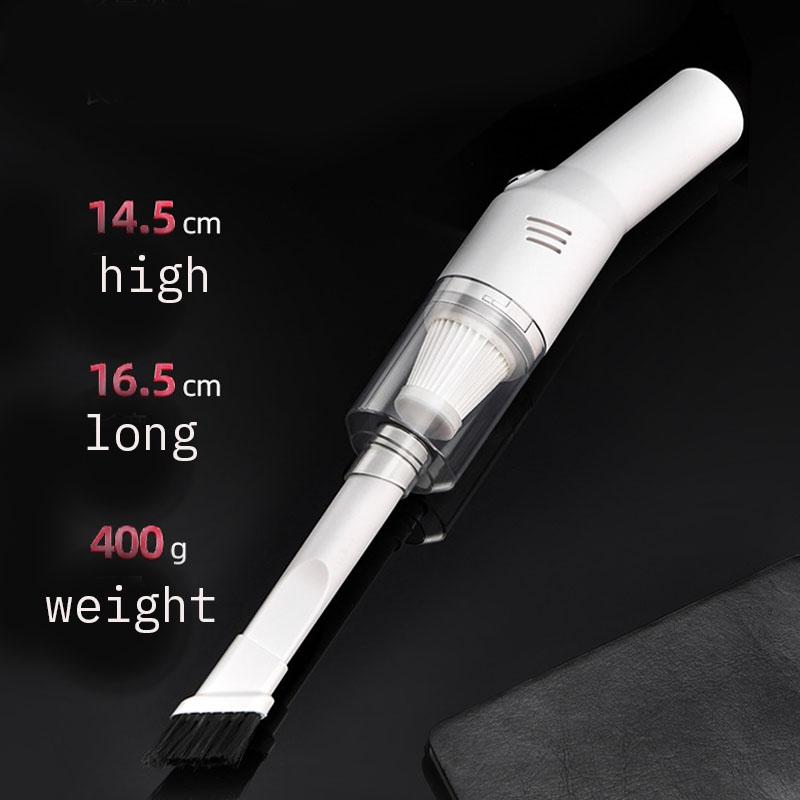 1 Car Vacuum Cleaner 120W Wireless Charging Car Dry and Wet Dual Purpose Pet Hair Handheld Mite Removal Household Vacuum Cleaner