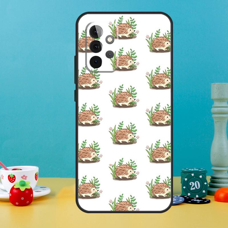 Süßes Igel-Case für Samsung Galaxy A25 A54 A34 A14 A52 A32 A12 A13 A33 A53 A15 A16 A36 A56 A26 A05 A35 A55