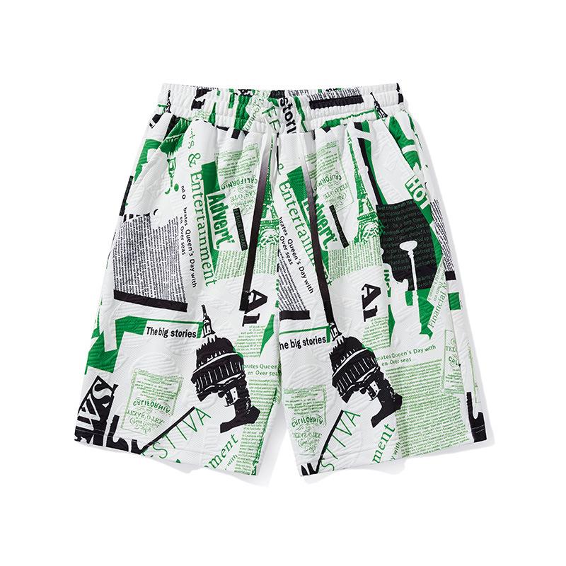 

Шорты, мужской баскетбол, американский стиль, летняя тонкая повседневная спортивная модная марка, High Street Plus Fat, большие размеры, длина до колена, брюки 5/4 S