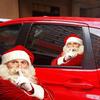Funny Santa Claus Sticker Car Stickers Christmas Car Decorations 12-inch Length