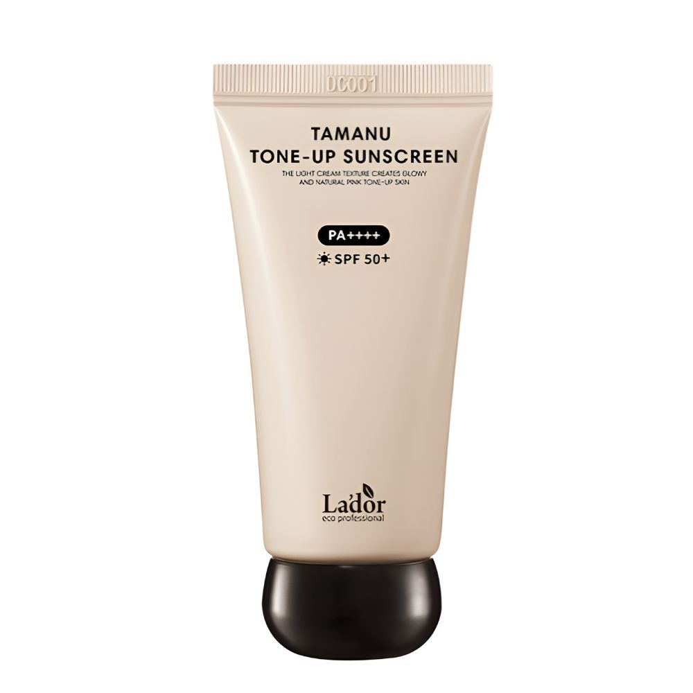 LADOR Tamanu Tone-Up Sunscreen SPF50+ PA++++ Hybrid UV Protection Brightening Sun Cream 50ml