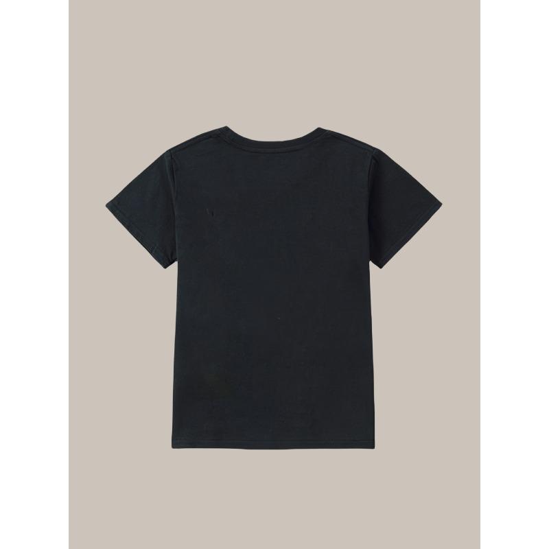 European Sizes Kids' Fashion Cotton T-Shirt with Cute Koala Print,for Girls Aged 12 and Under - Spring/Summer Collection