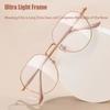 Unisex Fashion Glasses Women Trendy Round Anti Blue Light Eyeglasses Men Ultralight Computer Eyewear