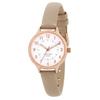 J-AXIS Slim Belt Watch CF3B0013-BE 10 ATM Waterproof Nickel-Free Luminous Elegant Business Ladies Beige