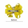 Frühling/Sommer Unifarbene Schleife Rüsche Blume Haarspange: Vielseitiger handgefertigter Bestseller