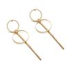 Europe and the United States hot-selling size circle exaggerated simple earrings fashion personality design sense stud earrings women's earrings