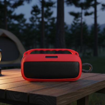 Yousheng Silikon-Lautsprecherhülle für SoundLink Plus 7 Wasserdichte Bluetooth-kompatible Lautsprecherabdeckung mit Schultergurt Karabiner Schutzhülle