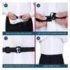 Adjustable Non-Slip Wrinkle-Proof Shirt Holder Straps Men's Business Formal Locking Belt Garter for Tucked-In Shirts All-Day NEW
