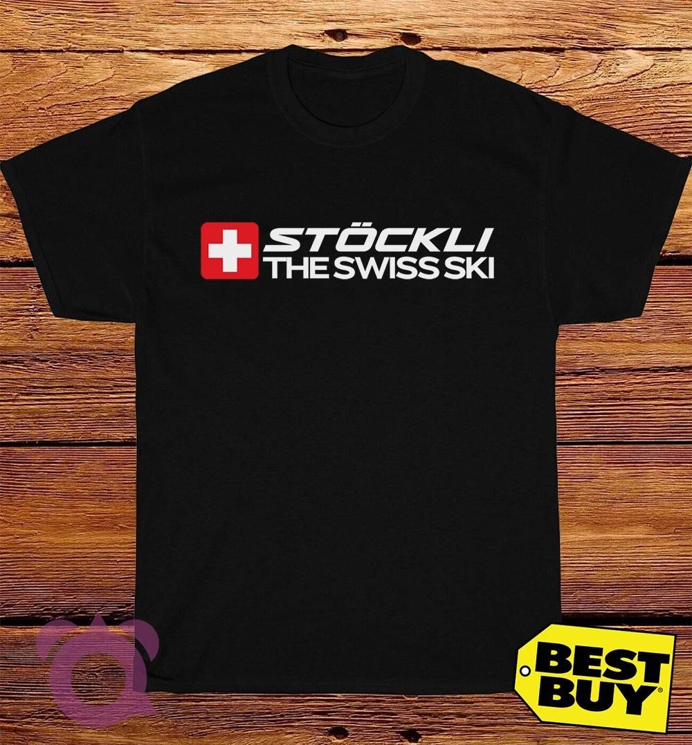 New Stockli The Swiss Ski Logo Men s Funny T-Shirt Size S to 5XL XL