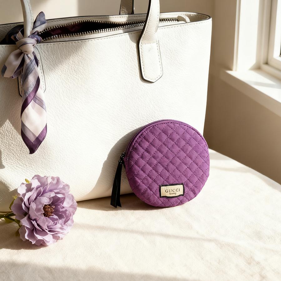 Gucci Women's Air Cushion Bag, Made Of Pure Cotton Fabric. Suitable For Commuting And Parties. Environmentally Friendly.