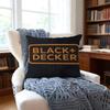 Black+Decker Brand Cushion Cover Short Plush Anti-Dust Mite Pillowcase Sofa Cushion Cover With Invisible Zipper