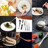 Professional Chef Plating Kit, 12 Piece Culinary Plating Set, Stainless Steel (12 Piece)