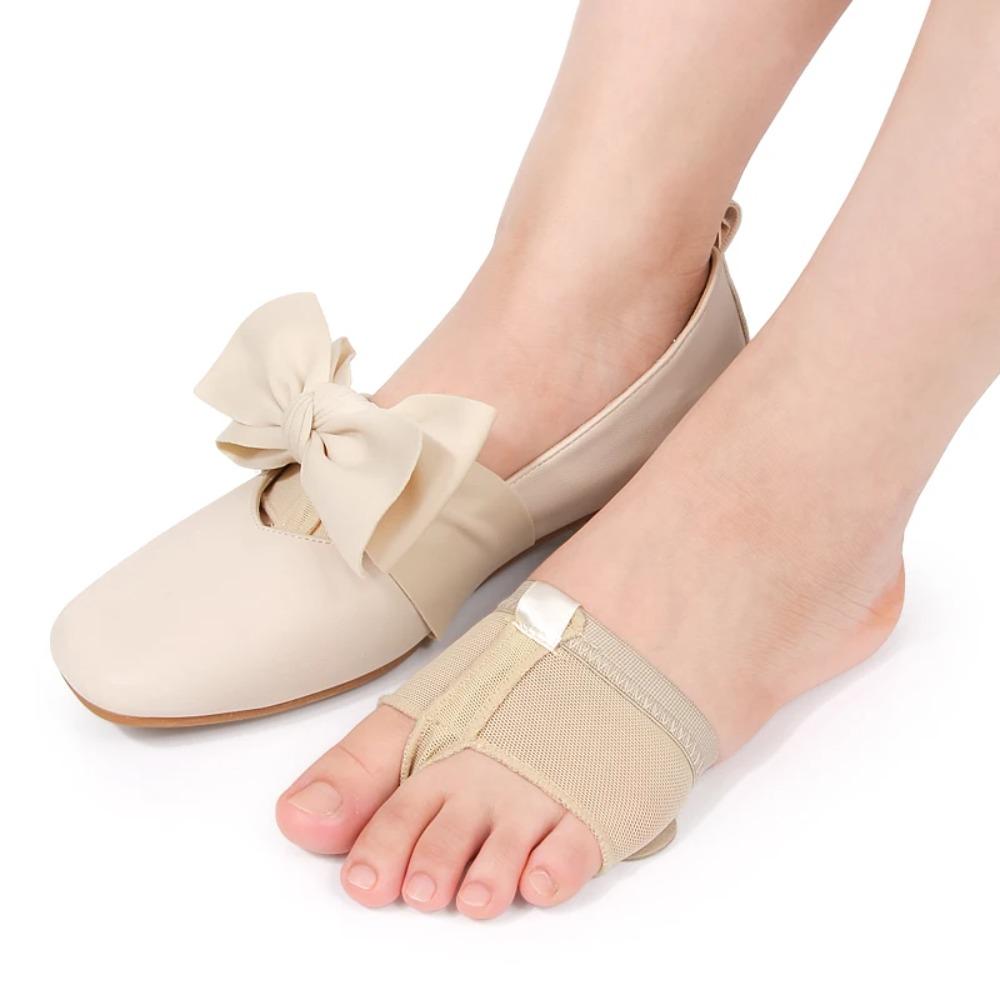 1pair Double Patch Toe Pads Non-Slip Half Sole Forefoot Socks New Dance Paws Cover  Fitness