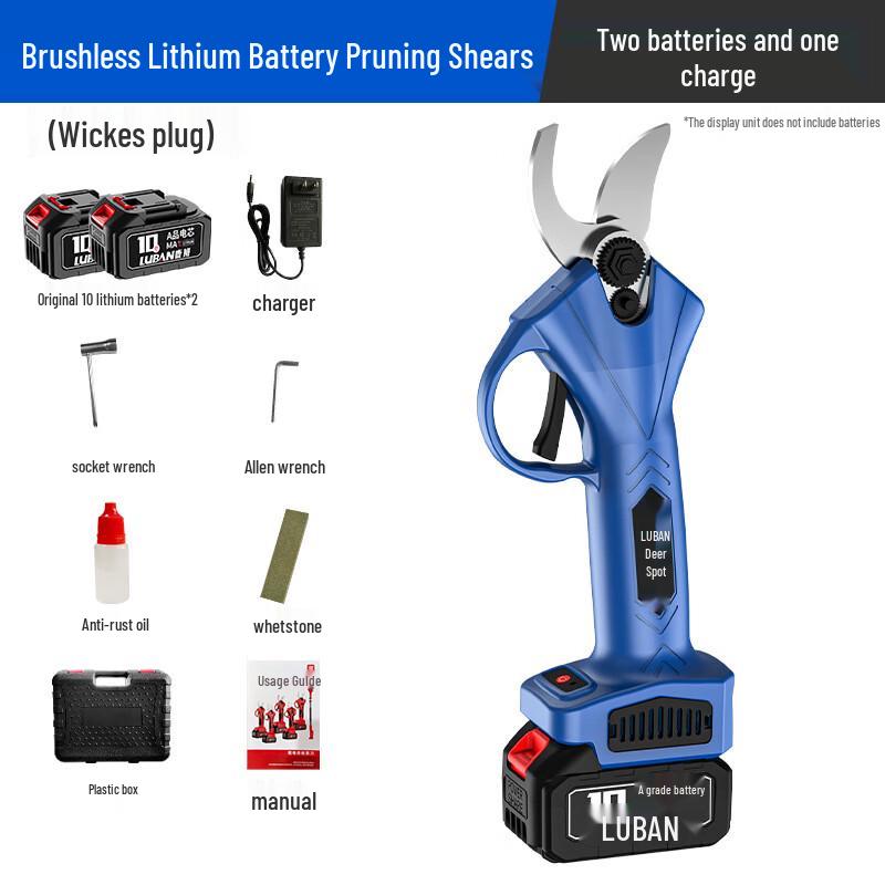 Cordless Electric Pruning Shears CN plug (adapter included) 21V