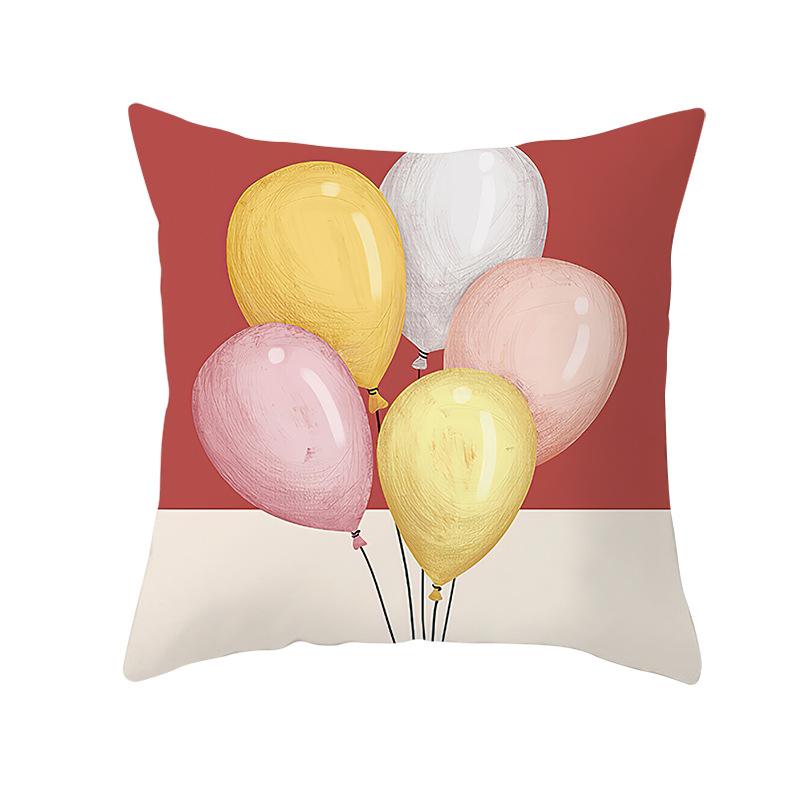 Nordic, Fresh and Cute Cartoon Pillowcase, Home Sofa, Car Bedside, Office Cushion Cover