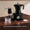 Double Valve Mocha Pot Household Small Hand Cranked Italian Coffee Machine Outdoor Electric Stove Coffee Pot Set