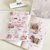 30pcs Korean Style Cute Cut Film Sticker Book Kawaii Scrapbooking Journal Decorative Sticker DIY Handbook School Supplies