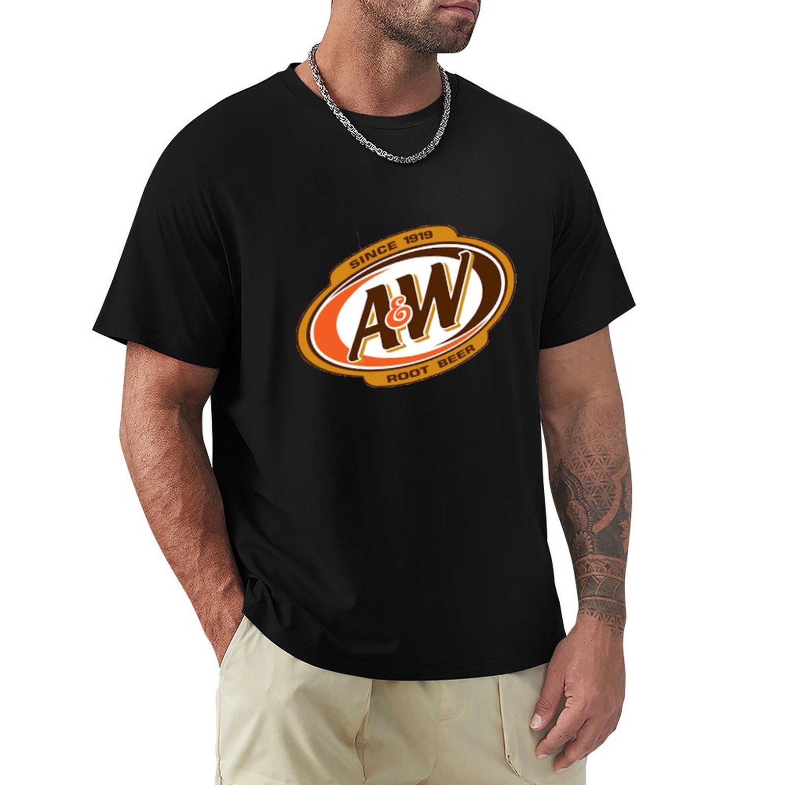 

A&W Root Beer Logo Since 1919 T-Shirt t-shirts t shirts boys animal print shirt mens tall t shirts Men s fashion t-shirts 4XL