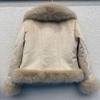 Winter New Women's Imitation Fox Hair Padded Casual Coat Loose High Quality Imitation Coat