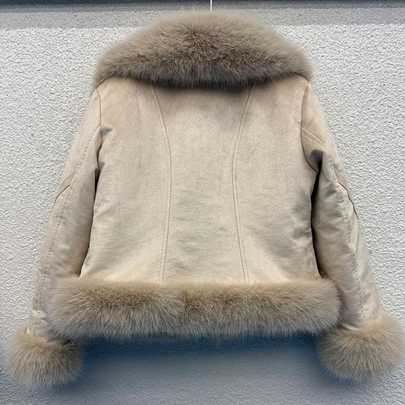 Winter New Women's Imitation Fox Hair Padded Casual Coat Loose High Quality Imitation Coat