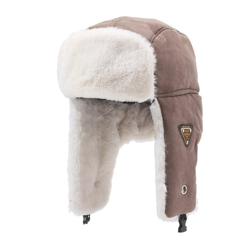 Unisex Winter Cycling Hat: Lei Feng-Style, Cold-Proof, Velvet-Lined, Ear Protection, Fashionable Casual Wear