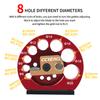 8-Holes Adjustable Dowel Maker Jig 8mm-20mm Or Carbide Blades Woodworking Electric Drill Milling Dowel Round Rod Auxiliary Tool