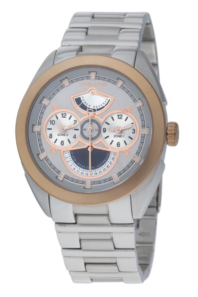 Police Men's PL-11789JSTSR04M Reserve-X Portland Gray Dial Watch