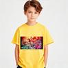 2026 Classic Cartoon Short Sleeve Printed Casual T-Shirt Breathable Summer Wear for Children and Teen Boys and Girls