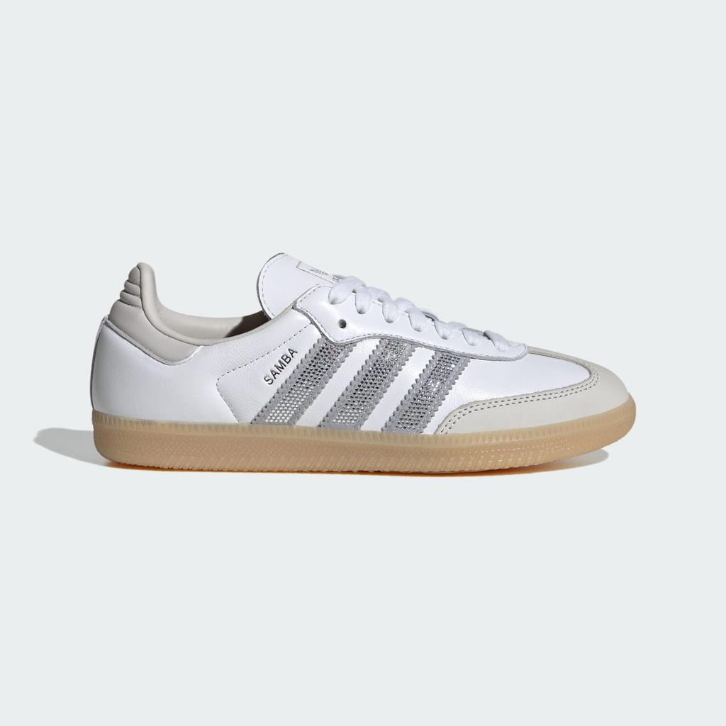 adidas Samba OG KK0063 Unisex Originals Sneakers Cloud White / Silver Metallic / Gum