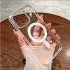Applicable To IPhone 16 Acrylic Transparent Magnetic Phone Case Apple 15promax Simple Anti Fall Protection Case 14