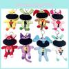 Smiling Critters Plush Keychain Adorable 15cm Animal Designs In Various Colors