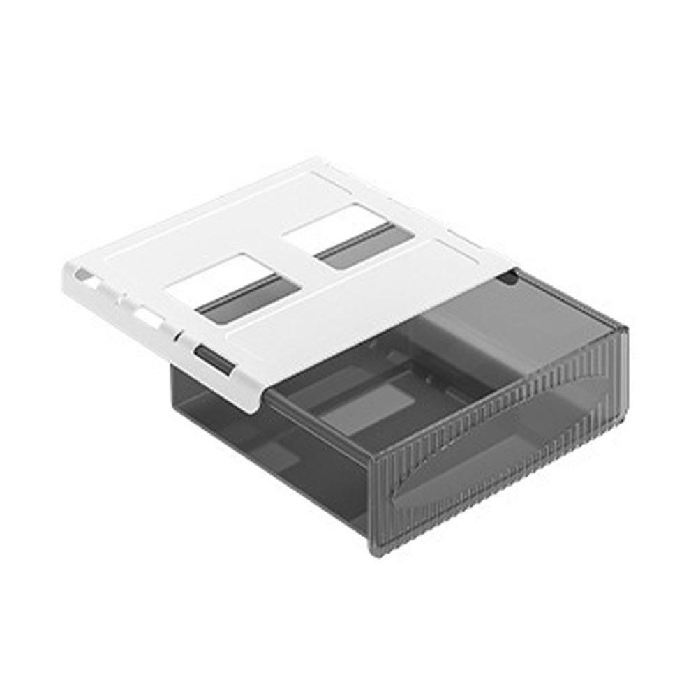 Sertar de birou cu capacitate mare, autoadeziv, organizator de birou, cutie de depozitare glisantă, uz casnic