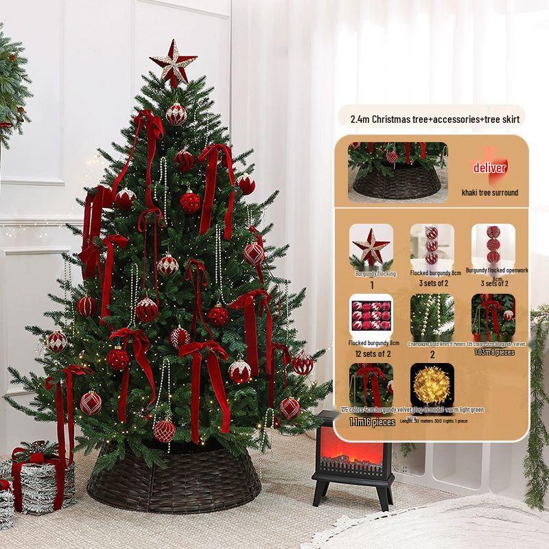 DIY Luminous Artificial Christmas Tree Set