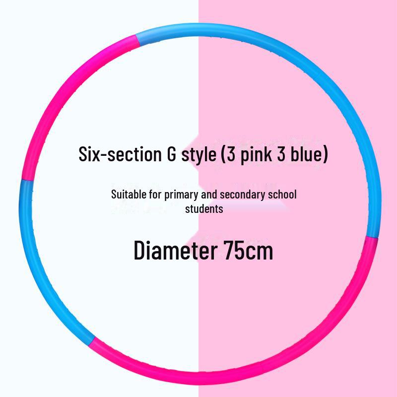 Detachable Plastic Hula Hoop for Young Children: Ideal for Beginners, Girls Ages 3-10, Kindergarten & Primary School.